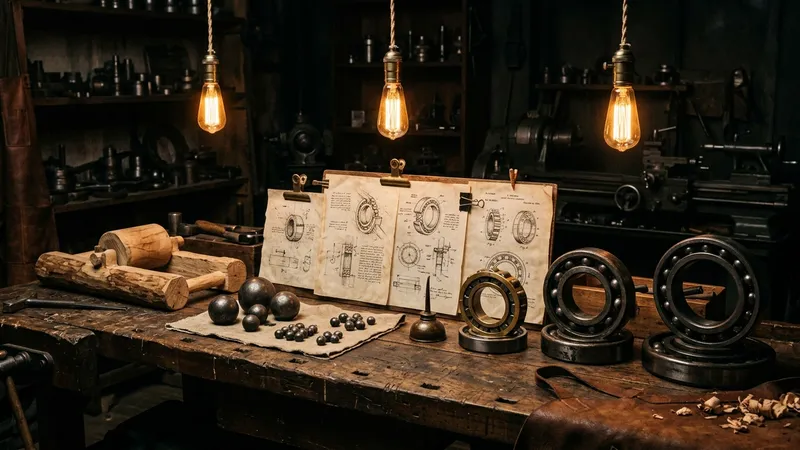 Origines et invention du roulement à billes : l'histoire