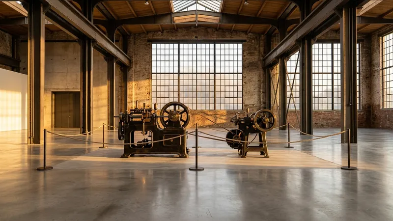 Moteur automobile ancien avec roulements visibles